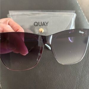 Quay Black Gradient Sunglasses